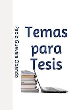 Temas para Tesis