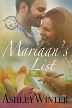 Mariaan's List