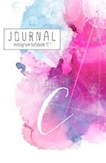 Journal - Monogram Notebook 'C'