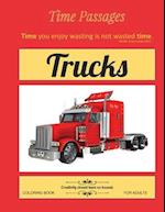 Trucks Coloring Book for Adults