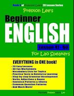 Preston Lee's Beginner English Lesson 41 - 60 For Lao Speakers