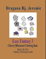 Easy Fantasy 3 Cherry Blossoms Coloring Book