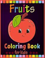 Fruits Coloring Book For Kids