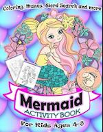 Mermaid Activity Book for Kids Ages 4-8