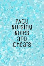 PACU Nursing Notes and Cheats