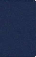 KJV Single-Column Personal Size Bible, Navy Leathertouch