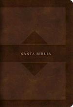 Rvr 1960 Biblia Letra Grande Tamaño Manual Edición Tierra Santa, Café Símil Piel Mass Market