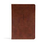 CSB Every Day with Jesus Daily Bible, Brown Leathertouch