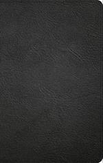 KJV Single-Column Personal Size Bible, Black Genuine Leather