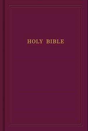 KJV Pew Bible, Garnet Hardcover