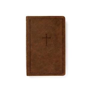 KJV Personal Size Bible, Brown Leathertouch