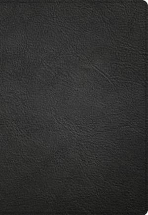 NASB Super Giant Print Reference Bible, Black Genuine Leather