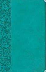 NASB Large Print Personal Size Reference Bible, Teal Leathertouch, Indexed