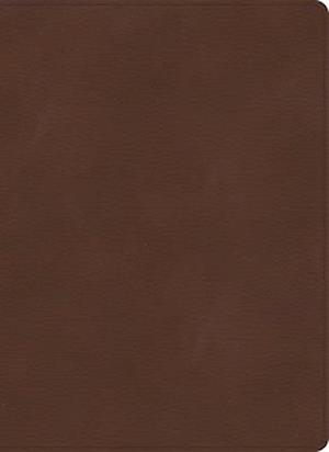 KJV Single-Column Wide-Margin Bible, Brown Leathertouch