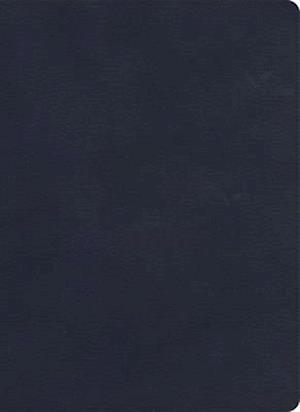 KJV Single-Column Wide-Margin Bible, Navy Leathertouch