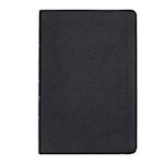 CSB Large Print Thinline Bible, Black Leathertouch