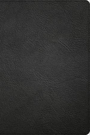 CSB Large Print Thinline Bible, Holman Handcrafted Collection, Black Premium Goatskin