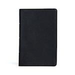 CSB Large Print Personal Size Reference Bible, Black Leathertouch, Indexed