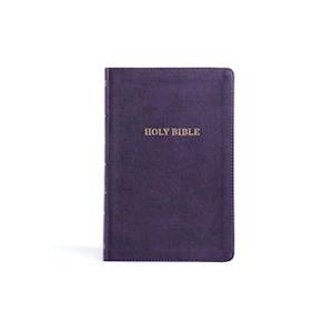 KJV Thinline Bible, Purple Leathertouch