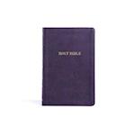 KJV Thinline Bible, Purple Leathertouch