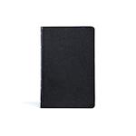 KJV Thinline Bible, Black Genuine Leather