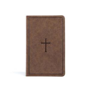 KJV Thinline Reference Bible, Brown Leathertouch