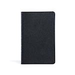 KJV Thinline Reference Bible, Black Genuine Leather, Indexed