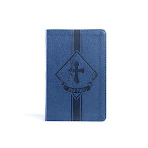 KJV Kids Bible, Thinline Edition, Navy Leathertouch