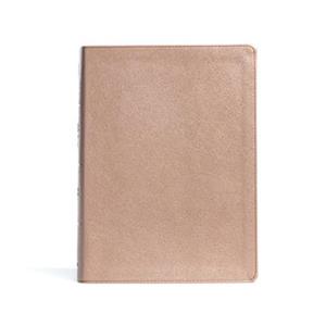 CSB Study Bible, Rose Gold Leathertouch