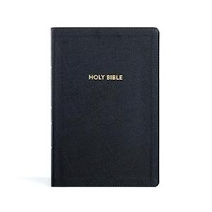 KJV Rainbow Study Bible, Black Leathertouch, Indexed