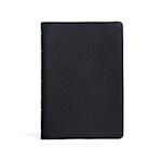 KJV Large Print Thinline Bible, Black Genuine Leather