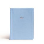 NASB Tony Evans Study Bible, Powder Blue Leathertouch