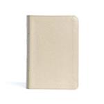 CSB Large Print Compact Reference Bible, Gold Leathertouch