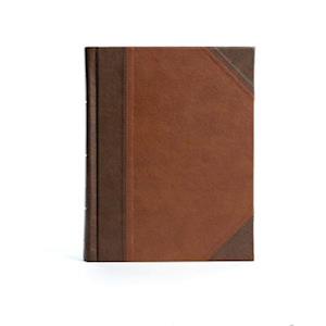 KJV Notetaking Bible, Large Print Edition, Brown/Tan Leathertouch