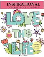 Inspirational Coloring Book for Girls