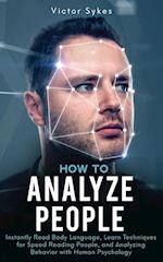 How to Analyze People