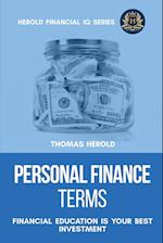 Personal Finance Terms - Financial Education Is Your Best Investment 