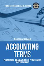 Accounting Terms - Financial Education Is Your Best Investment 