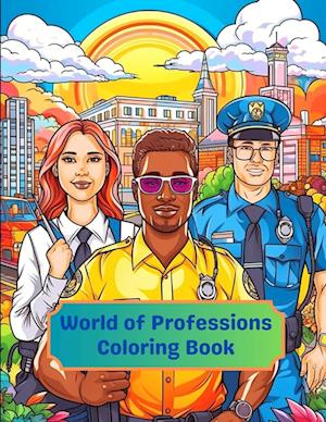 World of Professions Coloring Book