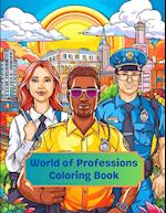 World of Professions Coloring Book