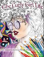 The Curly Girl Life Adult Coloring Book 