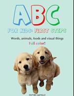 ABC For Kids (Words, animals, foods and visual things).
