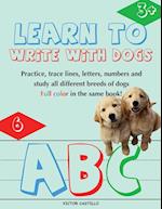 Learn to Write with Dogs Workbook