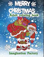 Merry Christmas Adult coloring book 