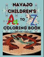 Navajo Children's A to Z Coloring Book 
