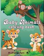 Baby Animals Coloring Book 