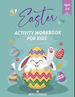 Pre-K, Kindergarten Easter Activity Workbook for Kids! Ages 3-6