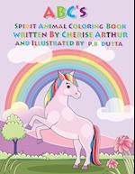 The ABC's of Spirit Animals Coloring Book 