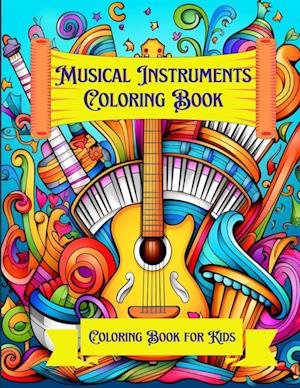 Musical Instruments Coloring Book