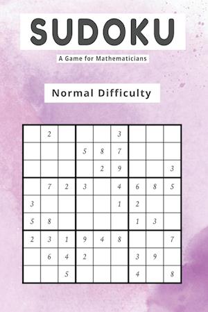 Sudoku A Game for Mathematicians Normal Difficulty